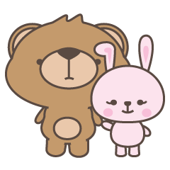 [LINEスタンプ] Cola and Pink