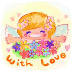 [LINEスタンプ] Love and Blessing