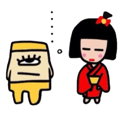 [LINEスタンプ] 座敷わら子と妖怪まくら男