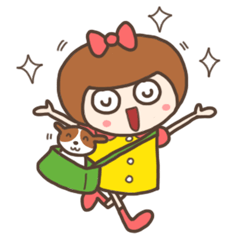 [LINEスタンプ] little melon sisterの画像（メイン）