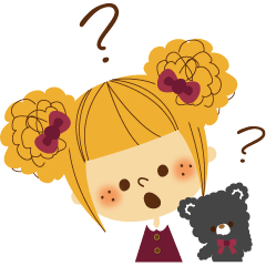 [LINEスタンプ] 定番！女の子フェイススタンプ