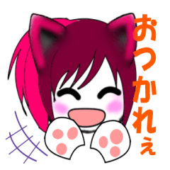 [LINEスタンプ] KIAの猫耳ちゃん