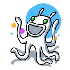 [LINEスタンプ] Choochai the Octopusの画像（メイン）