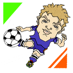 [LINEスタンプ] イラストDEサッカー観戦☆日本バージョン