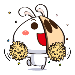 [LINEスタンプ] Comma Rabbit(Life2)