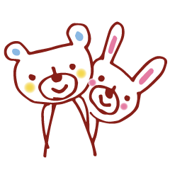 [LINEスタンプ] くまごろうとうさこちゃんの画像（メイン）