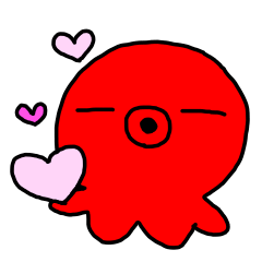 [LINEスタンプ] おしゃべりたこさん