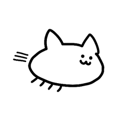 [LINEスタンプ] よってるねこ