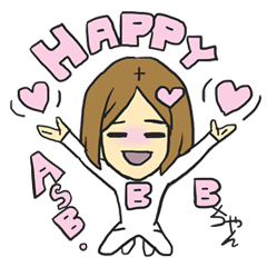 [LINEスタンプ] AsB - B Chan