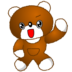 [LINEスタンプ] ともきゅ～のクマの画像（メイン）