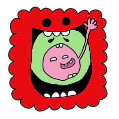 [LINEスタンプ] ゆかいなモンスターたち