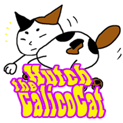 [LINEスタンプ] 三毛猫ハッチの画像（メイン）