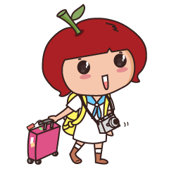 [LINEスタンプ] lucky Apple-Dora