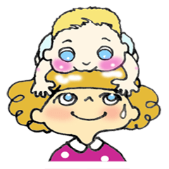 [LINEスタンプ] みずたまちゃんの画像（メイン）