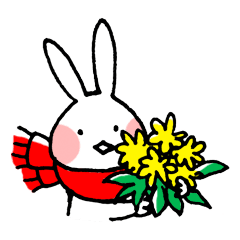 [LINEスタンプ] しろいどうぶつたち