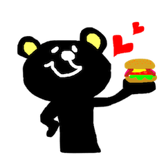 [LINEスタンプ] 佐世保弁 黒熊