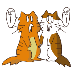 [LINEスタンプ] よだれねこの脱力生活