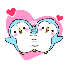 [LINEスタンプ] ペンギンのち時々アザラシ