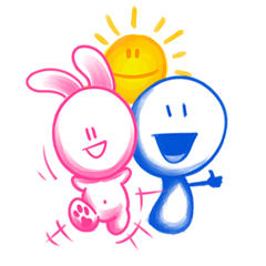 [LINEスタンプ] Bunny＆Punnyの画像（メイン）