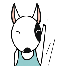 [LINEスタンプ] Dolly Bull terrier
