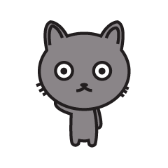 [LINEスタンプ] 灰猫ちゃんの画像（メイン）