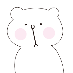 [LINEスタンプ] ぬぼ〜とクマさんの画像（メイン）