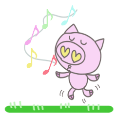 [LINEスタンプ] ぶたのぶーすけ