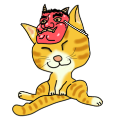 [LINEスタンプ] トラにゃん（セリフ入り）の画像（メイン）