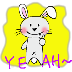 [LINEスタンプ] うさチュウ2