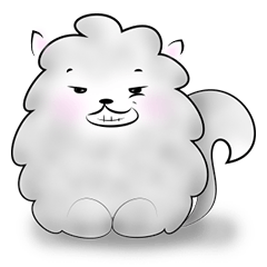 [LINEスタンプ] Cloudie: The Fluffy Cloud Catの画像（メイン）