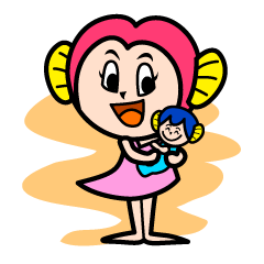 [LINEスタンプ] 専業主婦 Mrs.Candy-Monkey