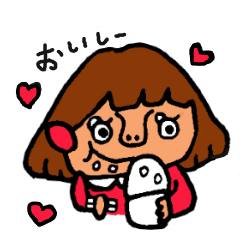 [LINEスタンプ] なしこちゃん