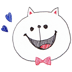 [LINEスタンプ] ゆるねこボールペンスタンプの画像（メイン）