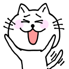 [LINEスタンプ] ぽよネコ