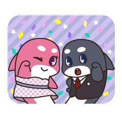 [LINEスタンプ] シャッチーとチャッピー