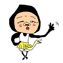 [LINEスタンプ] 黒タイツ野郎