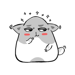[LINEスタンプ] Cute cats Moya and Miyu