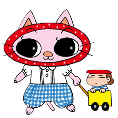 [LINEスタンプ] 猫のマリコ