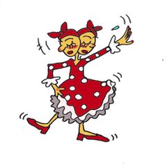 [LINEスタンプ] ドットガール