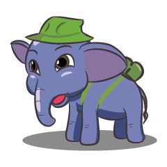 [LINEスタンプ] Tongdee - Funny and Lovely Elephant