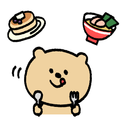 [LINEスタンプ] くまのまちあわせスタンプの画像（メイン）