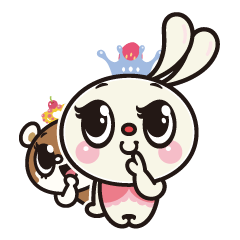 [LINEスタンプ] ミルフィーヌ ＆ エクレーヌ