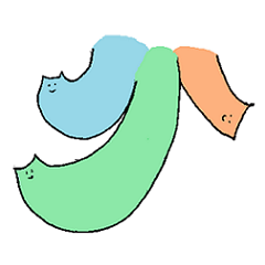 [LINEスタンプ] 無機質な微笑み