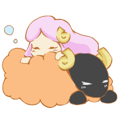[LINEスタンプ] ウルとメェの日常