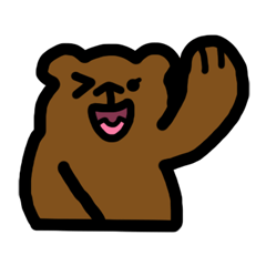 [LINEスタンプ] 小さいクマ返信用スタンプ