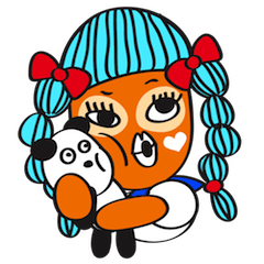 [LINEスタンプ] Ganguro Girls