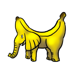 [LINEスタンプ] バナファントと仲間たち