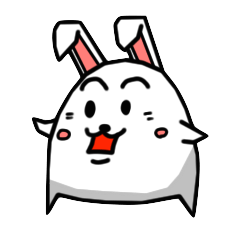 [LINEスタンプ] Little Lazy Rabbit