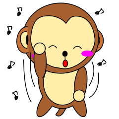 [LINEスタンプ] なにわのお猿さん