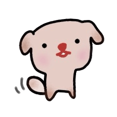 [LINEスタンプ] 子犬の遠吠え